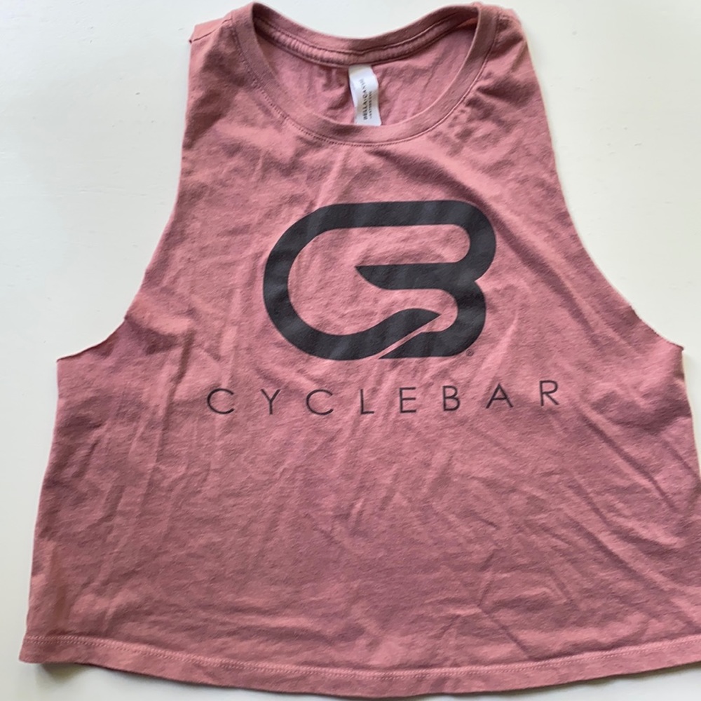 Cyclebar Crop Top Logo Tank
